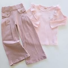 Deco kids ispanyol paçalı fitilli fırfırlı badili takım