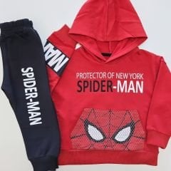 Ram çocuk kapşonlu spider takım