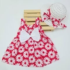 KİDEX ŞAPKALI ELBİSE 3-6-12-18-24 AY