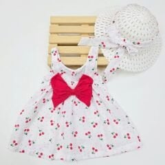 KİDEX ŞAPKALI ELBİSE 3-6-12-18-24 AY