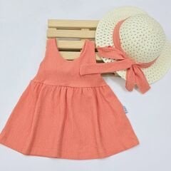 KİDEX ŞAPKALI ELBİSE 3-6-12-18-24 AY