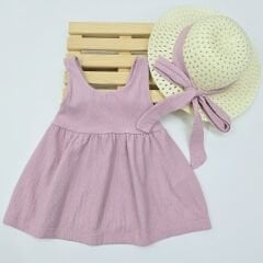 KİDEX ŞAPKALI ELBİSE 3-6-12-18-24 AY