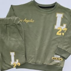 Baby one los angeles yazılı tarz takım