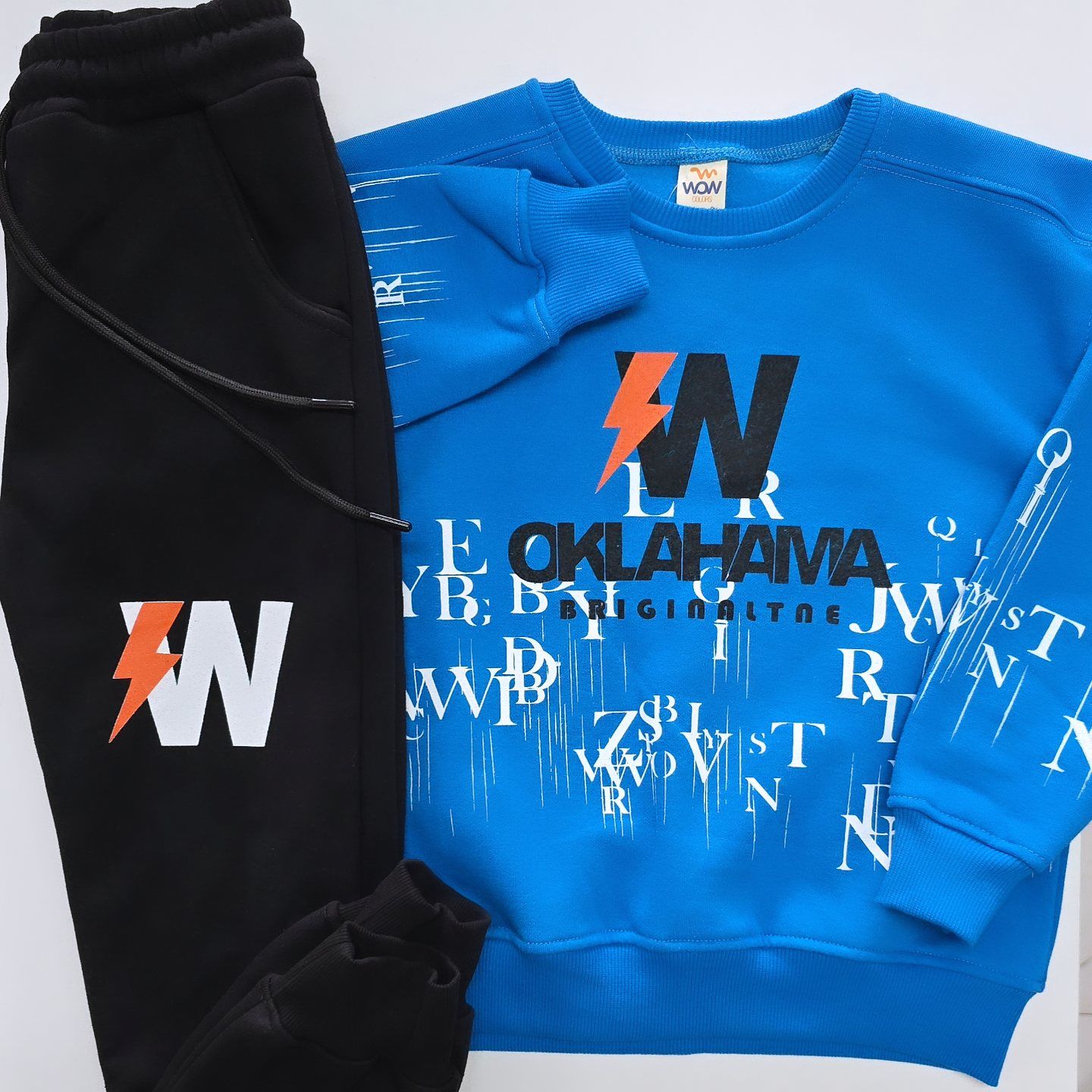 Wow colors kids 3ip şardonlu kışlık takım