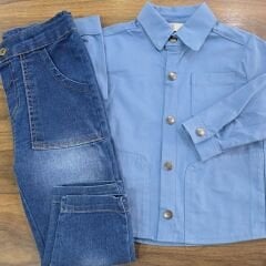 Keten gömlekli esnek kotlu erkek takım