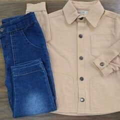 Keten gömlekli esnek kotlu erkek takım