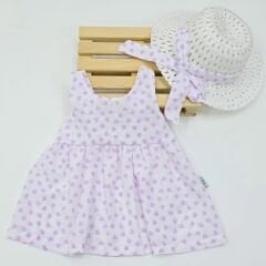 KİDEX ŞAPKALI ELBİSE 3-6-12-18-24 AY