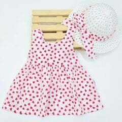 KİDEX ŞAPKALI ELBİSE 3-6-12-18-24 AY