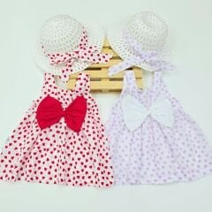 KİDEX ŞAPKALI ELBİSE 3-6-12-18-24 AY