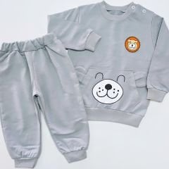 Güles baby kulaklı ayıcıklı takım