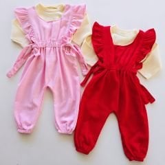 Tufitto baby fitilli badili kadife salopet