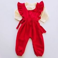 Tufitto baby fitilli badili kadife salopet