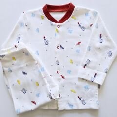 İnci baby arabalı pijama takım