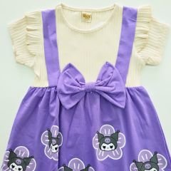 Deco kids fiyonklu elbise