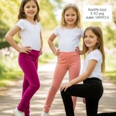 Kadife Kışlık tayt 3-10 yaş