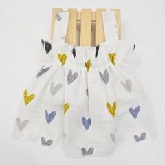 LAMİ BABY MÜSLİN ELBİSE 3-6-9-12-18 AY