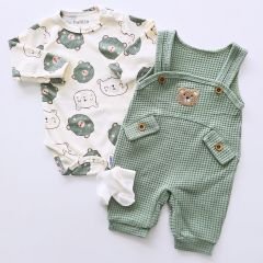 Nafitto baby ayrı badili çoraplı mevsimlik slopet tulum