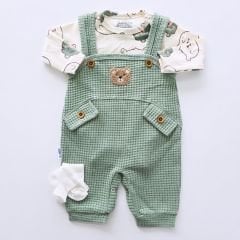 Nafitto baby ayrı badili çoraplı mevsimlik slopet tulum