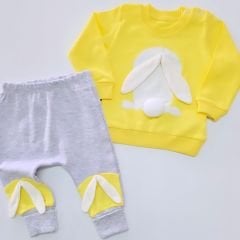 Elci baby tavşan kulaklı takım