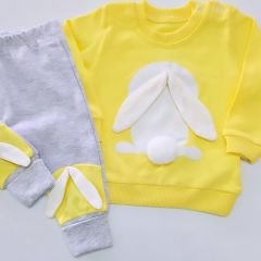 Elci baby tavşan kulaklı takım