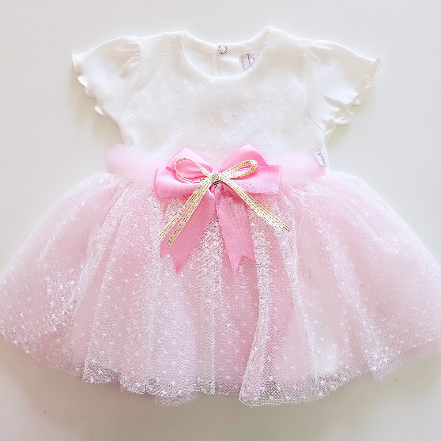 Bulşen baby puanlı tüllü elbise