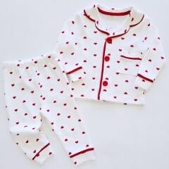 Dolaş kids kalpli pijama takım