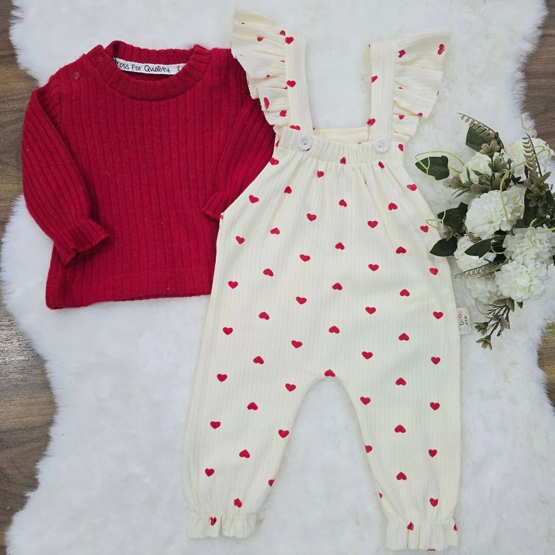 Deco baby fitilli güllü takım