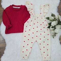 Deco baby fitilli güllü takım