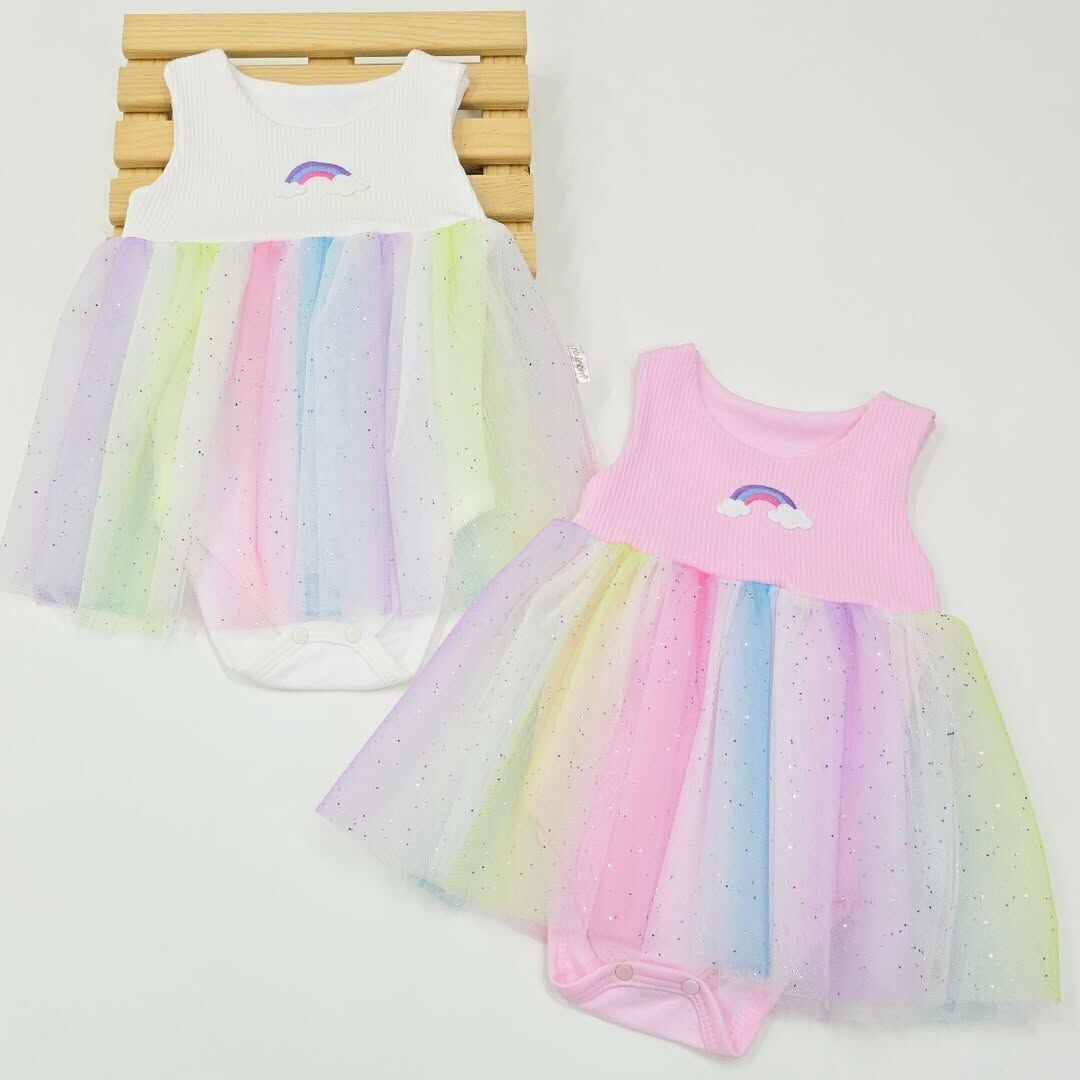 NAYINOM TÜTÜLÜ ELBİSE 3-6-12-18 AY