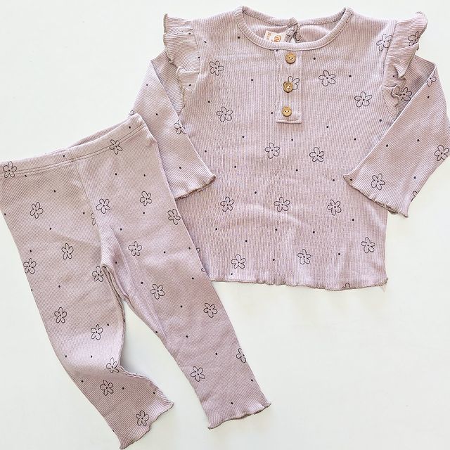 Deco baby papatyalı fitilli takım