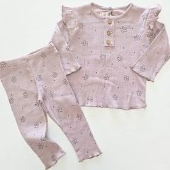 Deco baby papatyalı fitilli takım