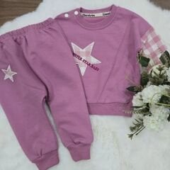 Yıldız nakışlı kız takım