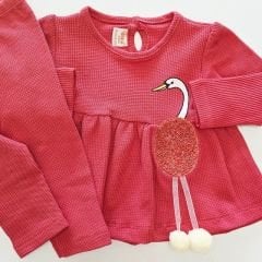 Deco baby kuğulu waffle takım