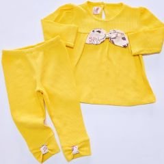 Deco baby fiyonklu waffle takım