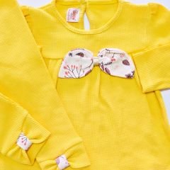 Deco baby fiyonklu waffle takım