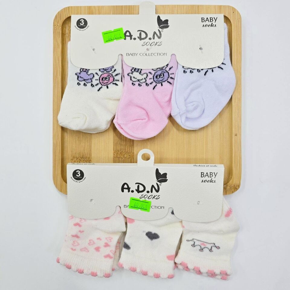 3'lü 1 paket (kıza uygun gönderilir)