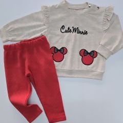 Deco baby minnie nakışlı takım