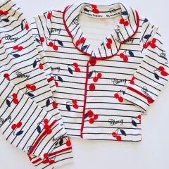 Murat baby kirazlı pijama takım