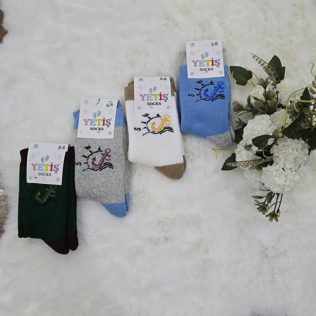 Kışlık havlu çorap 5-6 yaş