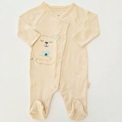 Baby wings ayıcık nakışlı tulum