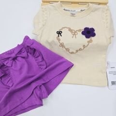 DONİNO KALP NAKIŞLI TAKIM 6-9-12-18-24 AY