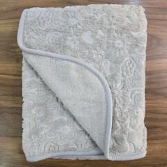 Juuta baby kabartmalı kışlık kalın peluş battaniye 100x120 cm