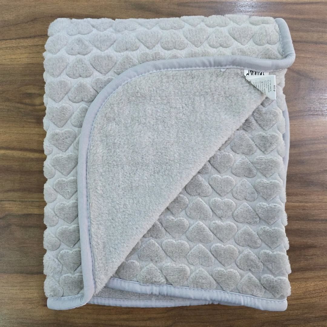 Juuta baby kabartmalı kışlık kalın peluş battaniye 100x120 cm