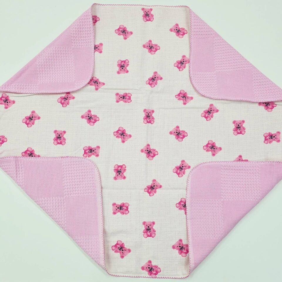 Pikeli müslin battaniye 80*90 cm