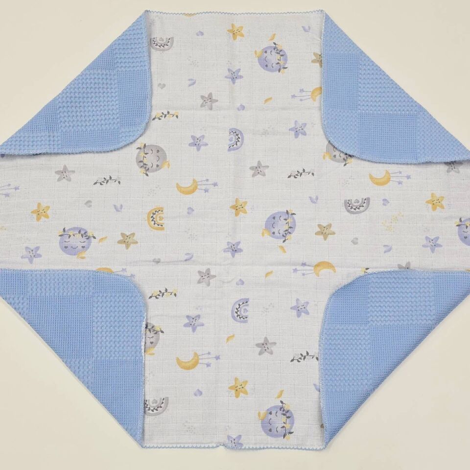 Pikeli müslin battaniye 80*90 cm