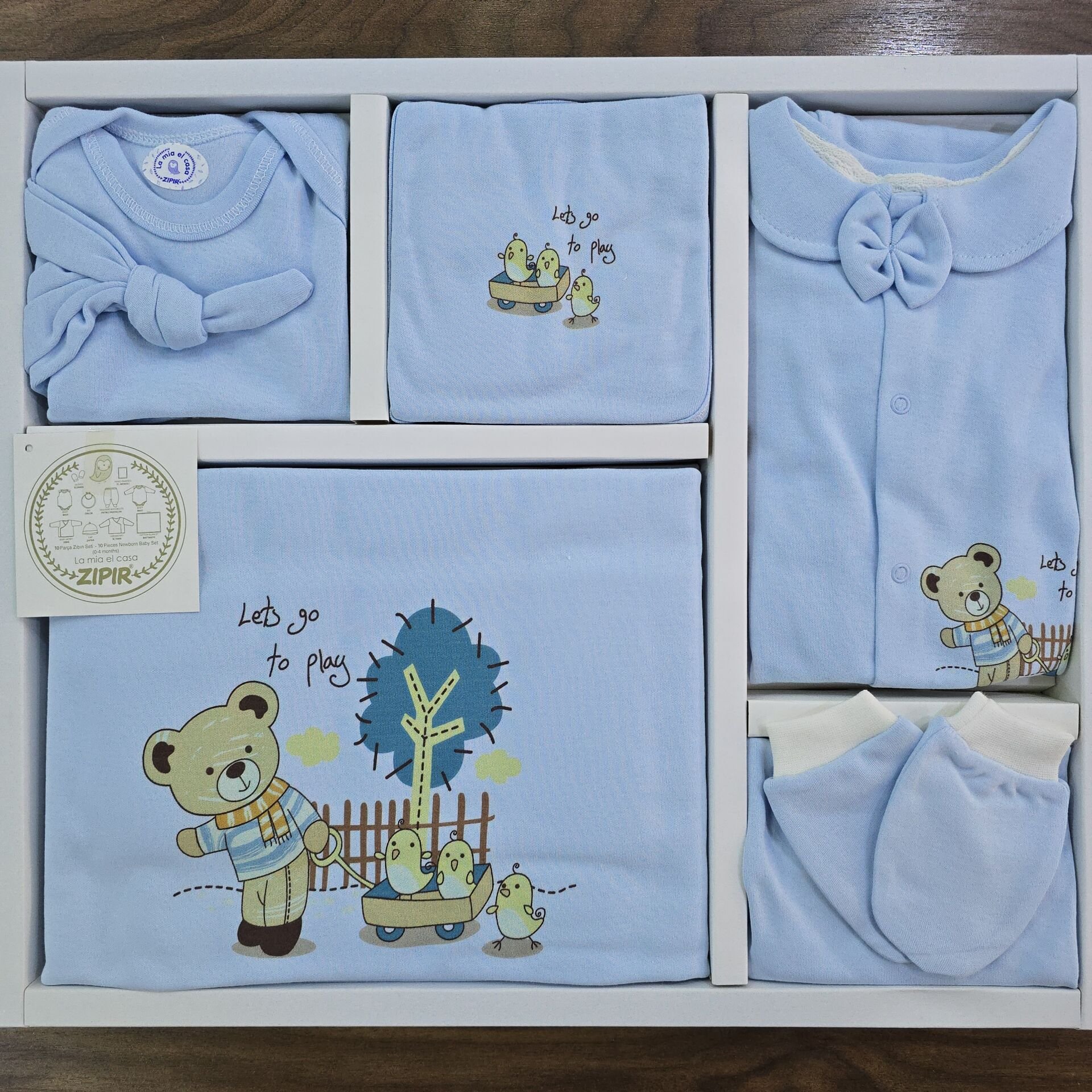 Zıpır baby 10'lu hastane çıkış seti