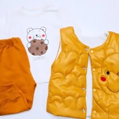 Patpat baby şişme yelekli ayıcıklı takım