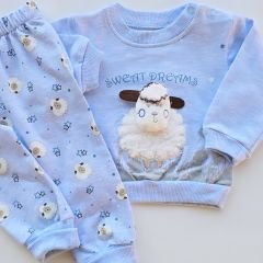 Baby hi baby kuzulu takım mavi