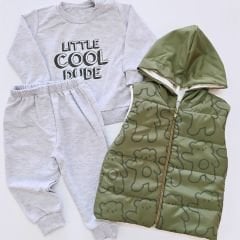 Patpat baby şişme yelekli ayıcıklı takım