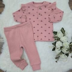 Kalpli fitilli kolu fırfırlı takım 0-3 AY